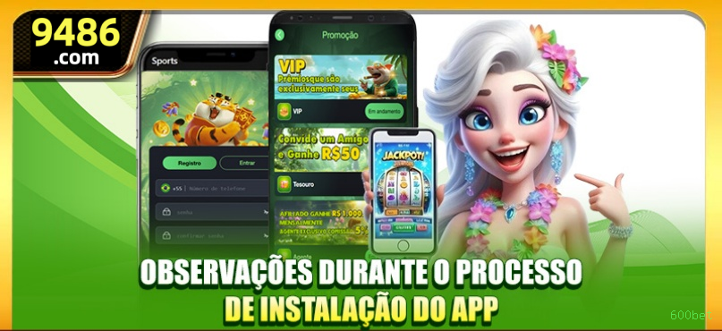 Conta 600bet sincronizada site e app